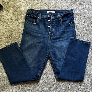 Levi’s Wedgie fit ankle jeans